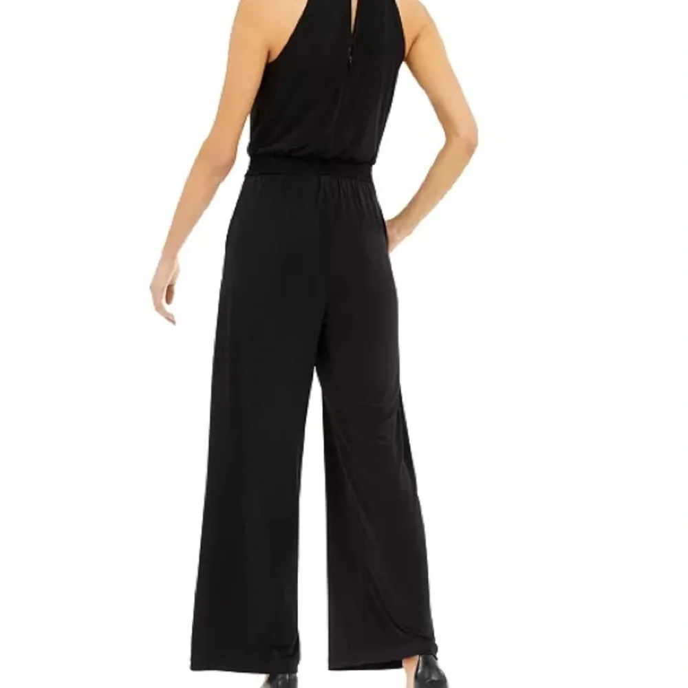 Inc Elegant Black Sleeveless Jumpsuit - Picture 9 of 15